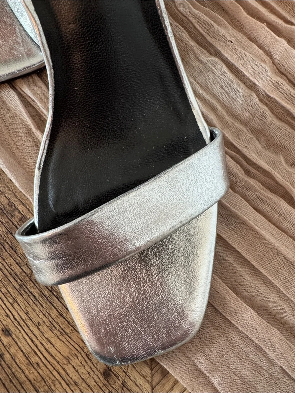 Alisabet Lang sleek metallic